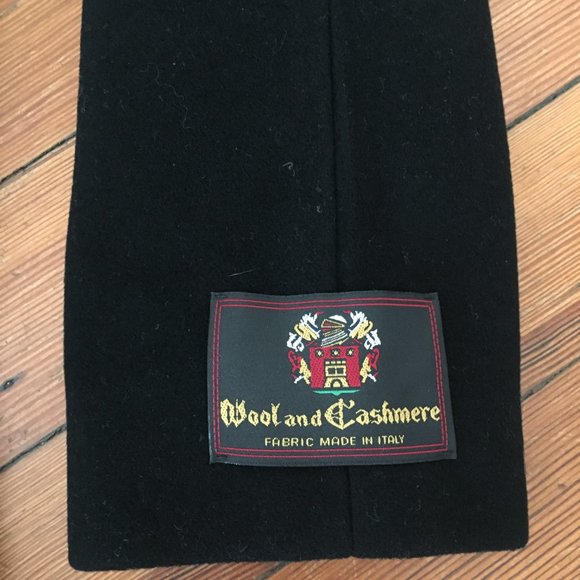 Marvin Richards black floor-length wool and cashmere jacket - Picture 5 of 5